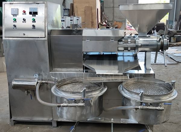 Premsa d'oli combinat d'acer inoxidable llest per al lliurament